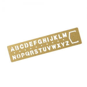 MD Brass Bookmark_Alphabet